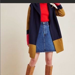 Anthropologie sweater jacket-size small